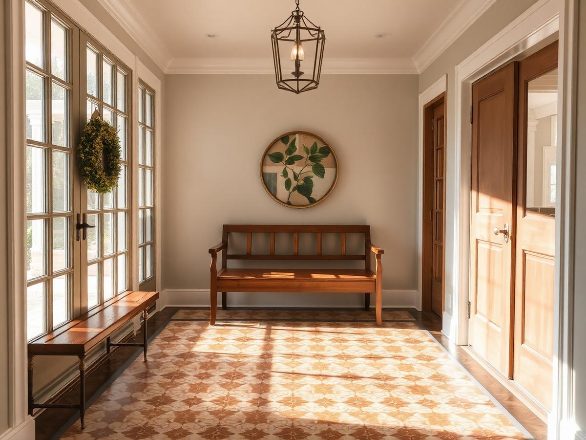 Entryway — Encaustic Cement